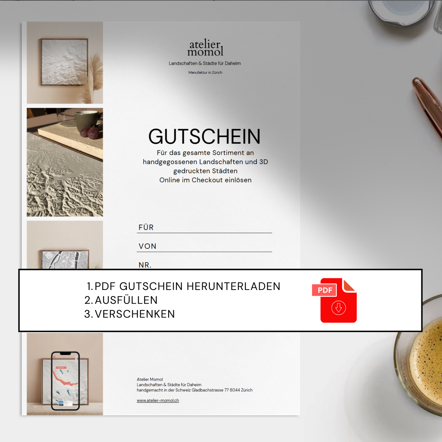 Gutschein Atelier Momol