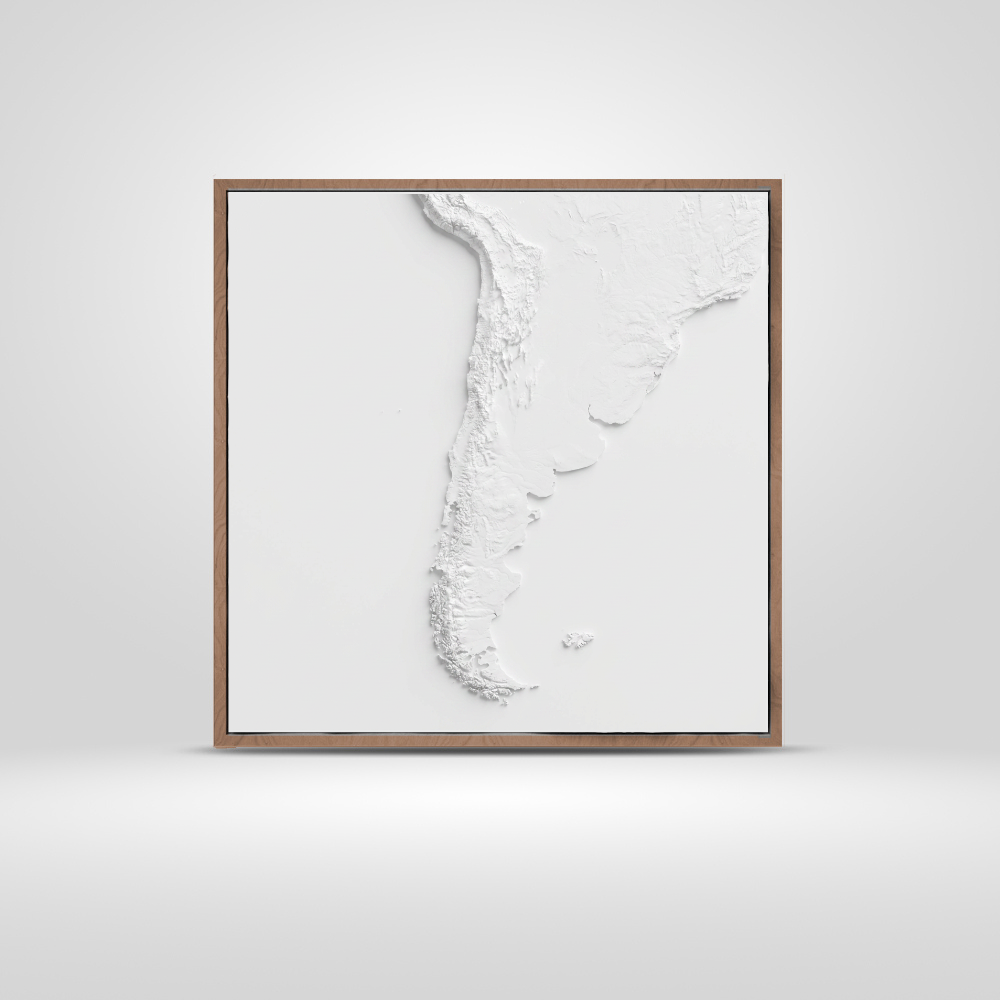 Atelier Momol Chile Topografiemodell frontal