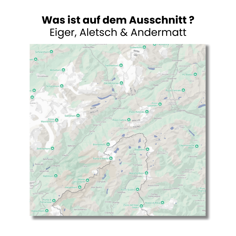 Eiger, Aletsch & Andermatt